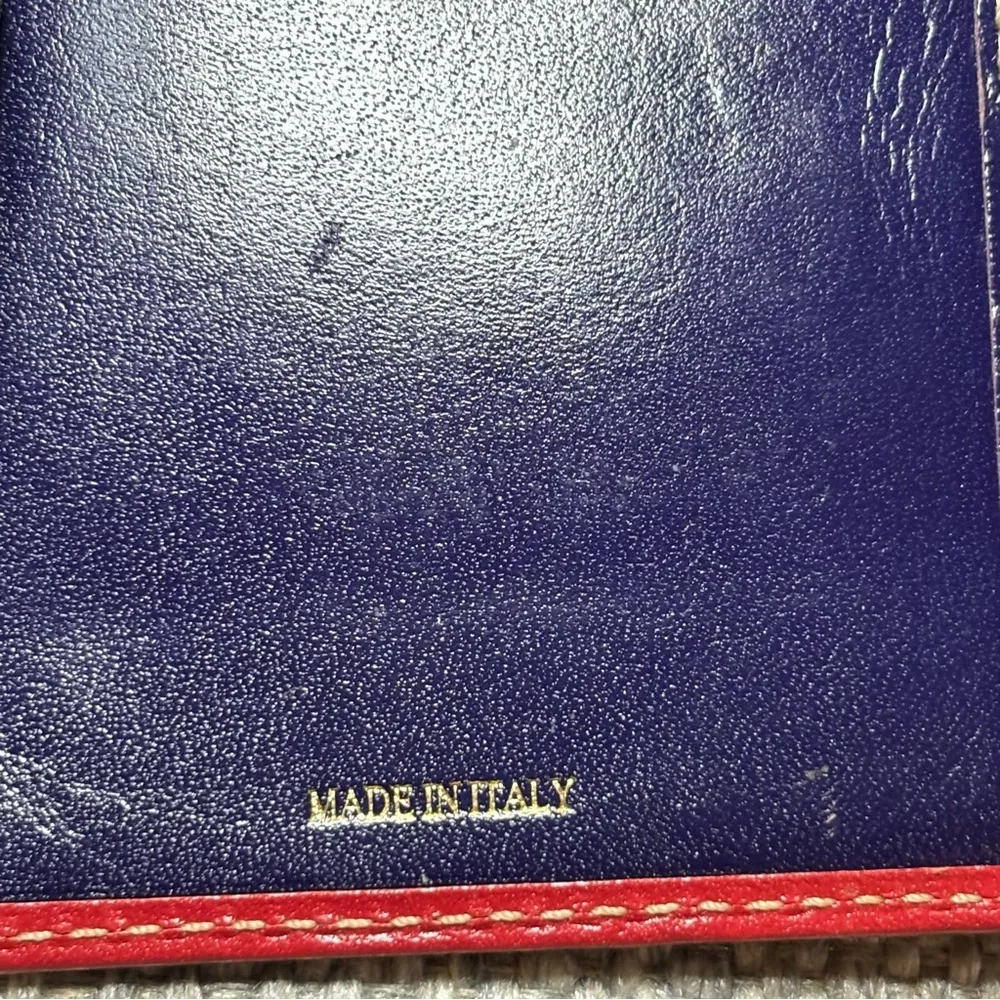 Kate Spade Women’s Red Leather Classic Bifold Wallet Made in Italy
